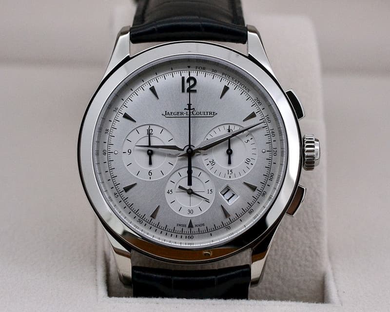Jaeger LeCoultre Master Chronograph SS Silver Dial 