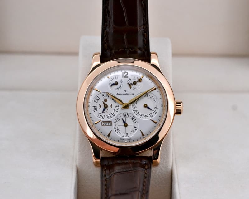Jaeger LeCoultre Master Perpetual 8 Day 18K Rose Gold