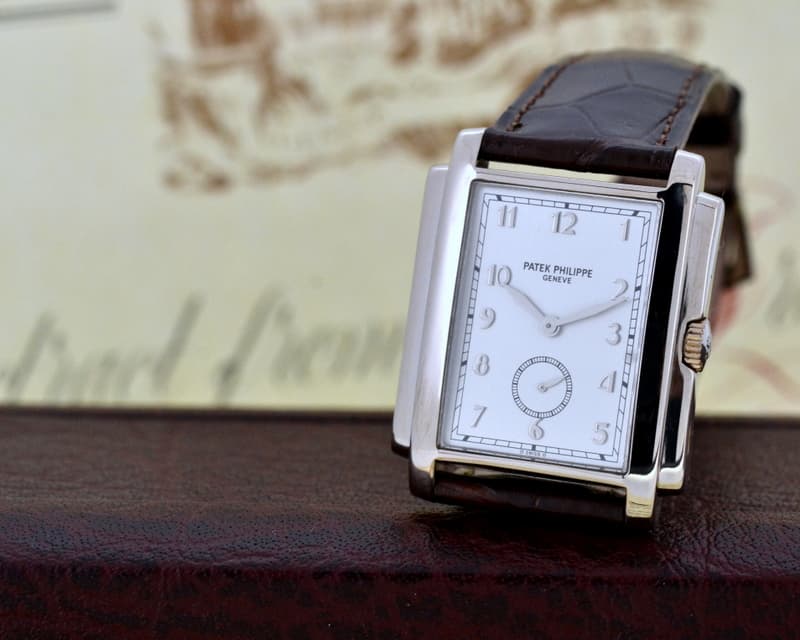 Patek Philippe Gondolo Silver Dial Arabic Numerals 18K White Gold