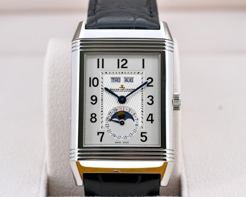 Jaeger LeCoultre Reverso Grande Calendar SS Silver Dial 