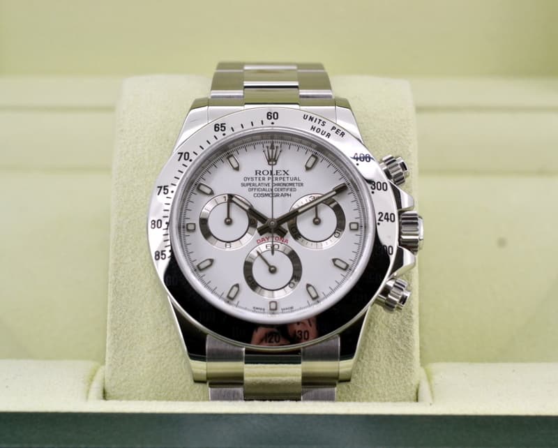 Rolex Daytona SS White Dial 