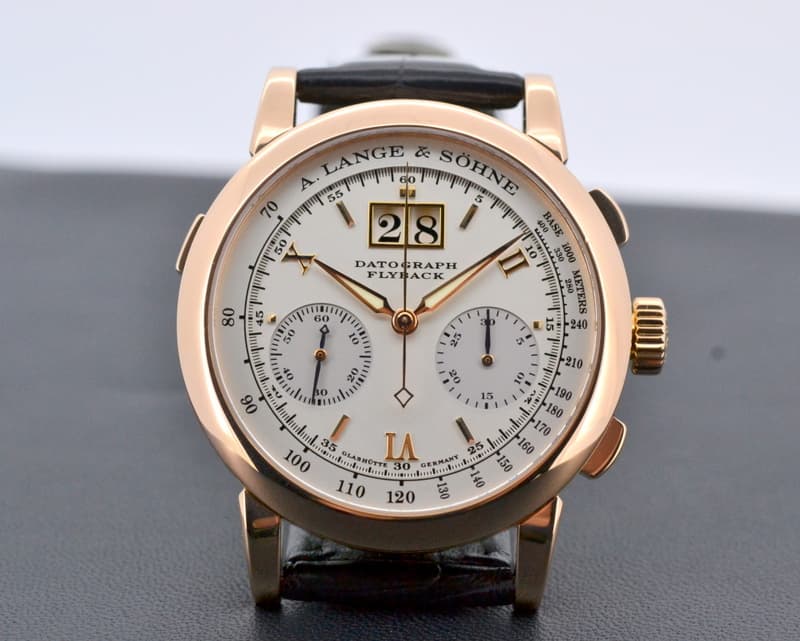 A. Lange and Sohne Datograph 18K Rose Gold