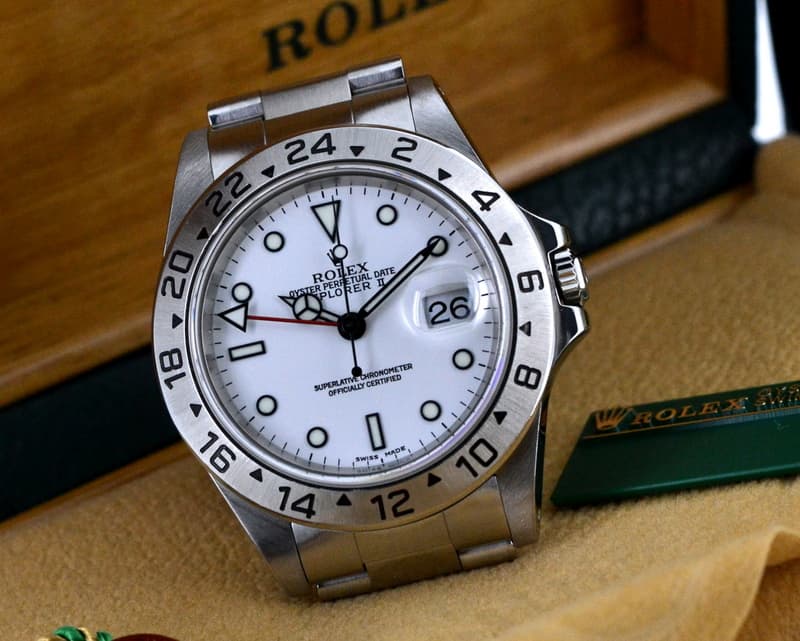 Rolex Explorer II White Dial 
