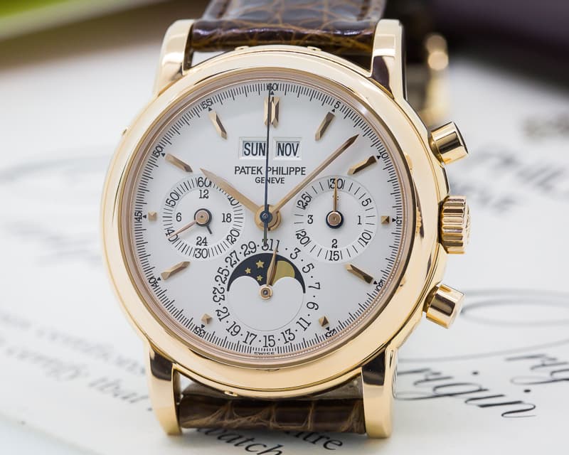 Patek Philippe Perpetual Calendar Chronograph 18K Rose Gold 