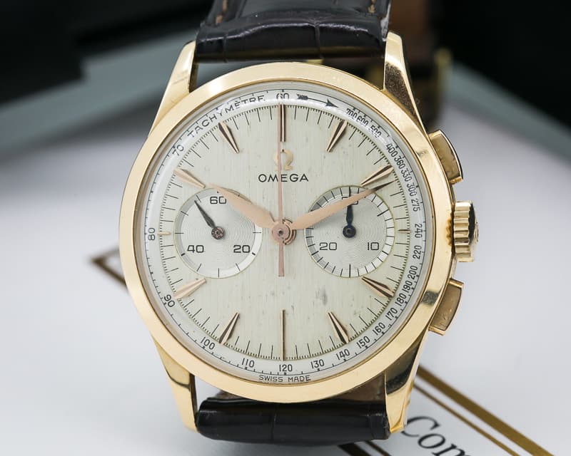 Omega Omega 2872 Chronograph 18K Rose Gold