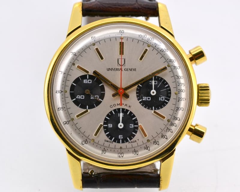 Universal Geneve Compax Yellow Gold Filled
