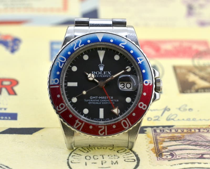 Rolex GMT Master Blue / Red "Pepsi Bezel" Circa 1979