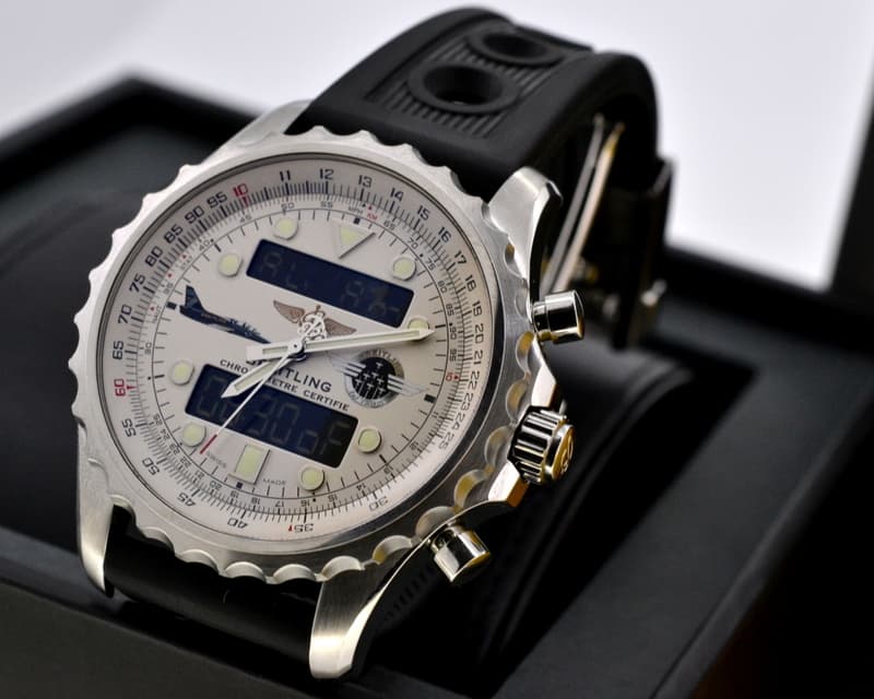 Breitling Chronospace Jet Team SS / Rubber