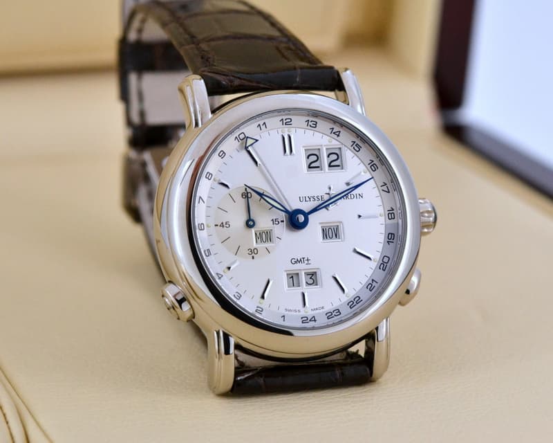 Ulysse Nardin GMT Perpetual Calendar 18K White Gold 38MM