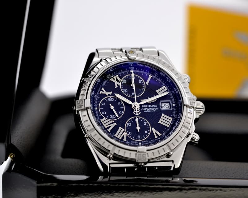 Breitling Crosswind Black Dial SS / SS