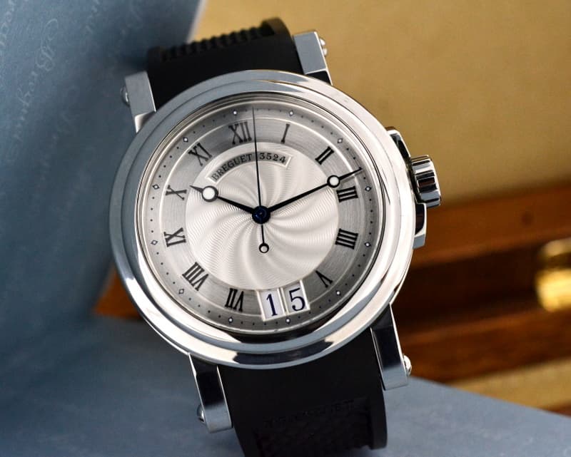 Breguet Marine Big Date SS / Rubber