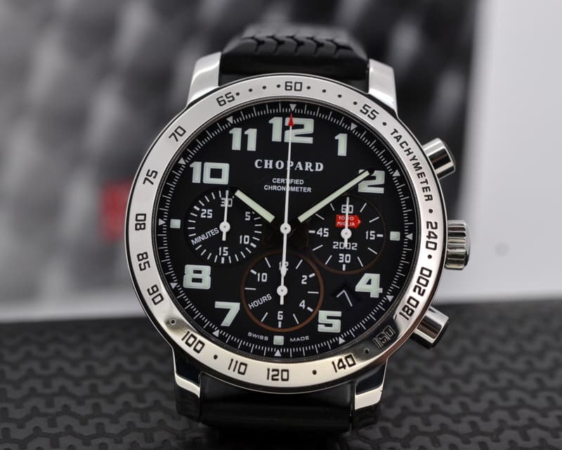 Chopard Mille Miglia Chronograph Black Dial SS / Rubber