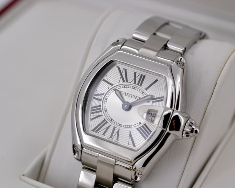 Cartier Roadster Ladies Silver SS / SS
