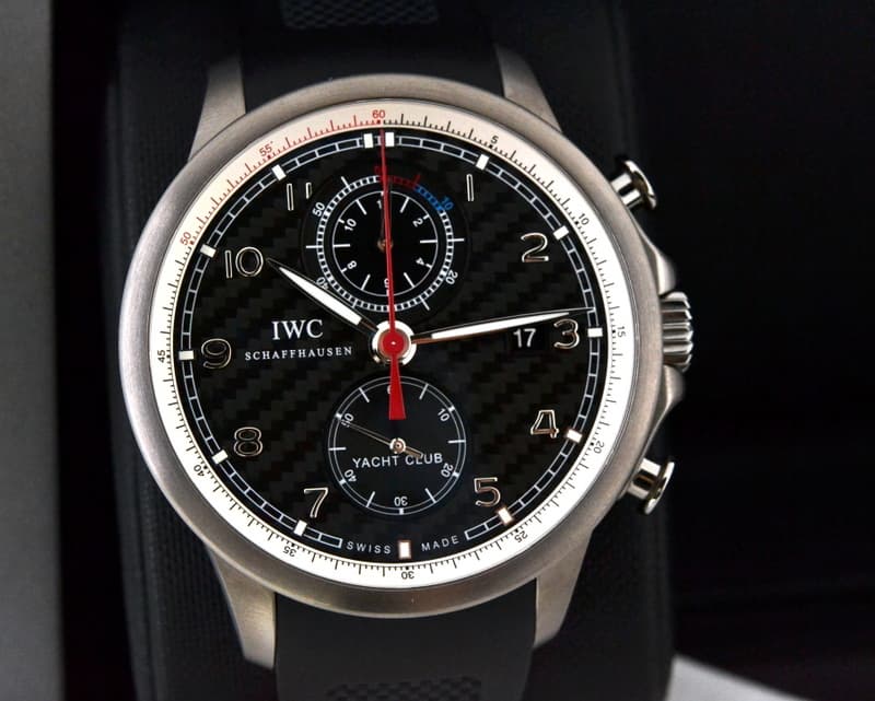 IWC IWC Portuguese Yacht Club Flyback Titanium Carbon Fiber Dial 