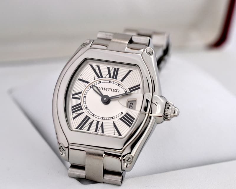 Cartier Roadster Ladies Silver SS / SS
