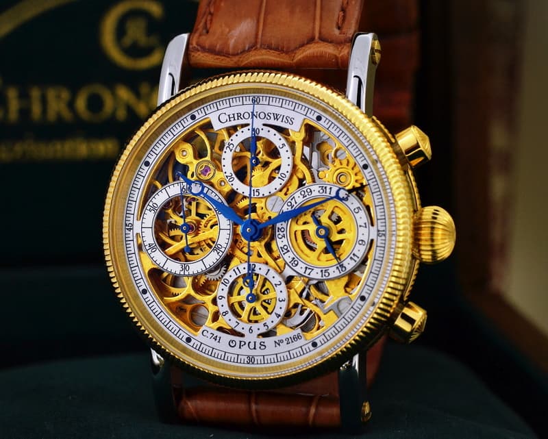 Chronoswiss Opus SS / 18K Yellow Gold