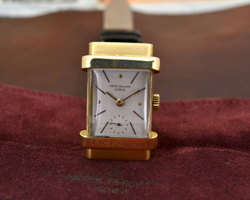 Patek Philippe Top Hat 18K Yellow Gold Circa 1950