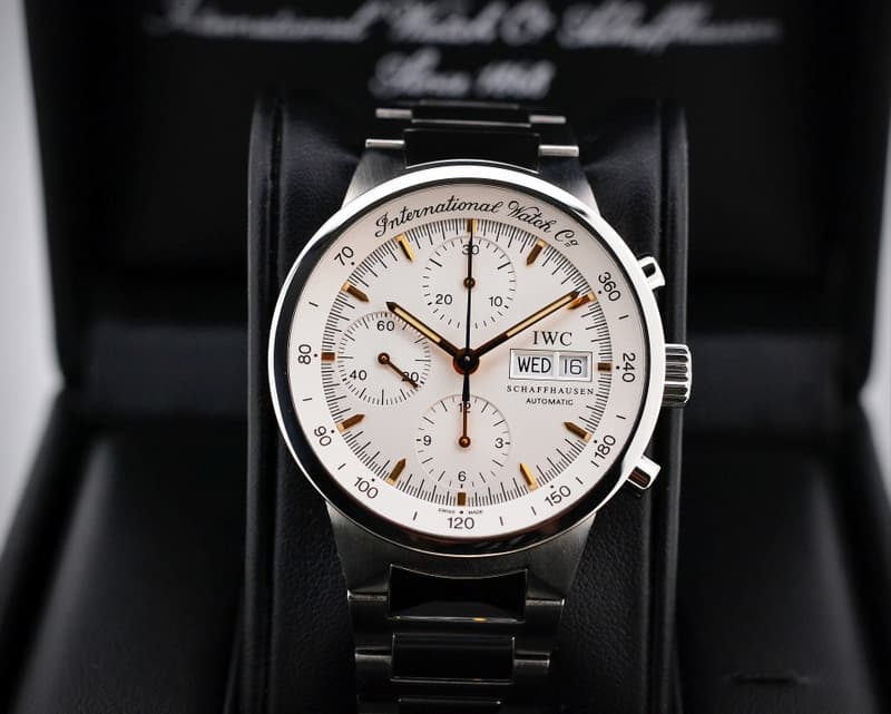 IWC GST Chronograph Silver Dial SS / SS 