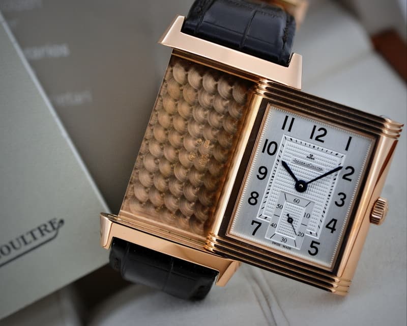 Jaeger-LeCoultre Grande Reverso 976 Silver Dial 18K Rose Gold 