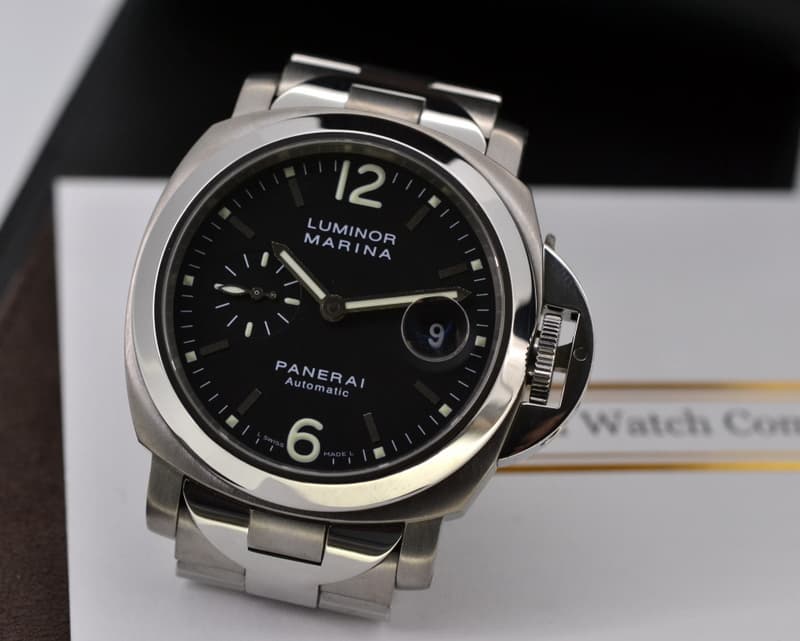 Panerai Luminor Marina Grey Dial Titanium / SS