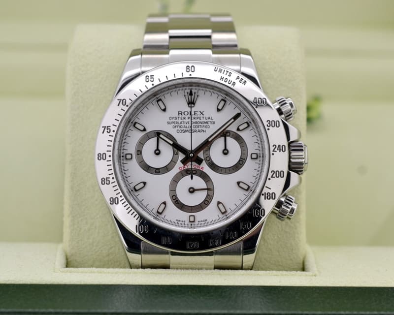 Rolex Daytona SS White Dial 