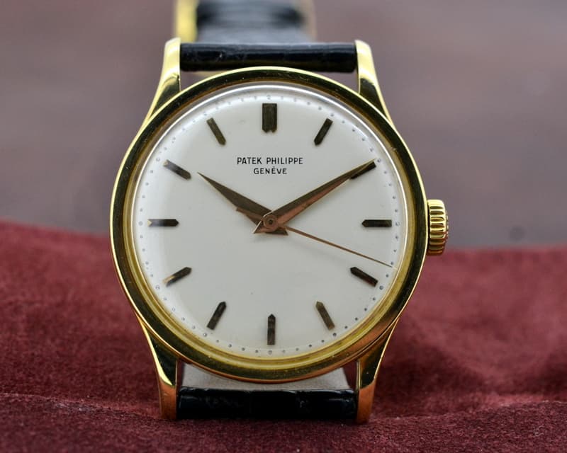 Patek Philippe Calatrava Manual Wind Center Seconds 18K Yellow Gold 
