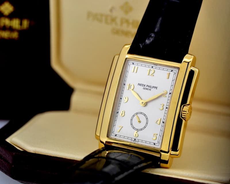 Patek Philippe Gondolo Silver Dial Arabic Numerals 18K Yellow Gold