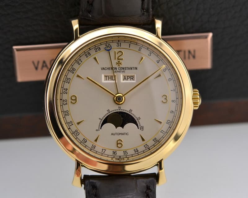 Vacheron Constantin Triple Date Moonphase Automatic 18K Yellow Gold