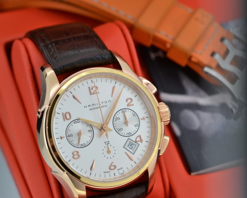 Hamilton Jazzmaster Automatic Chronograph Rose Gold Plated