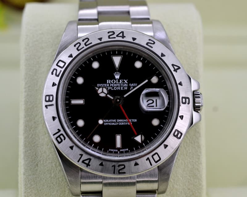 Rolex Explorer II SS Black Dial 