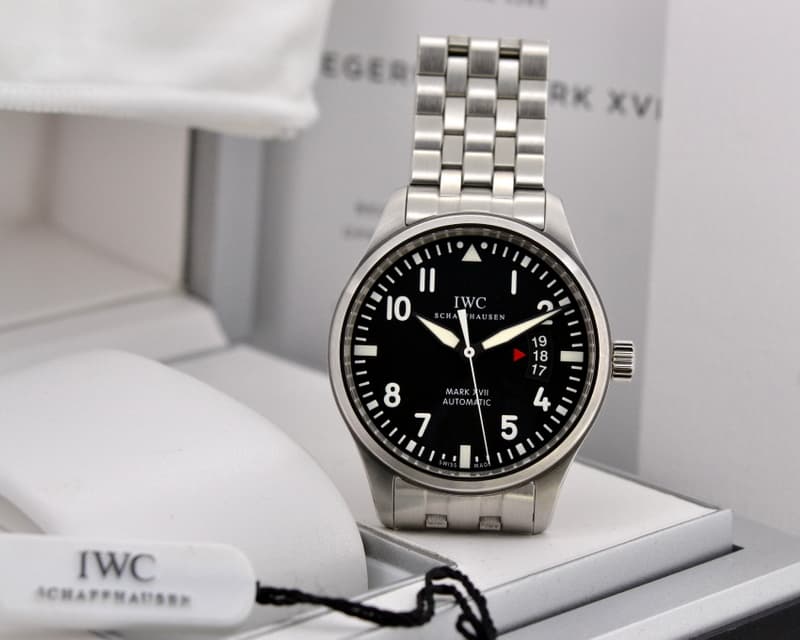 IWC Mark XVII Black Dial SS / SS 