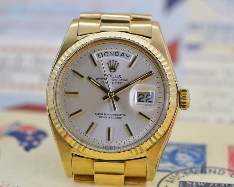 Rolex Oyster Perpetual Day Date 18K Yellow Gold