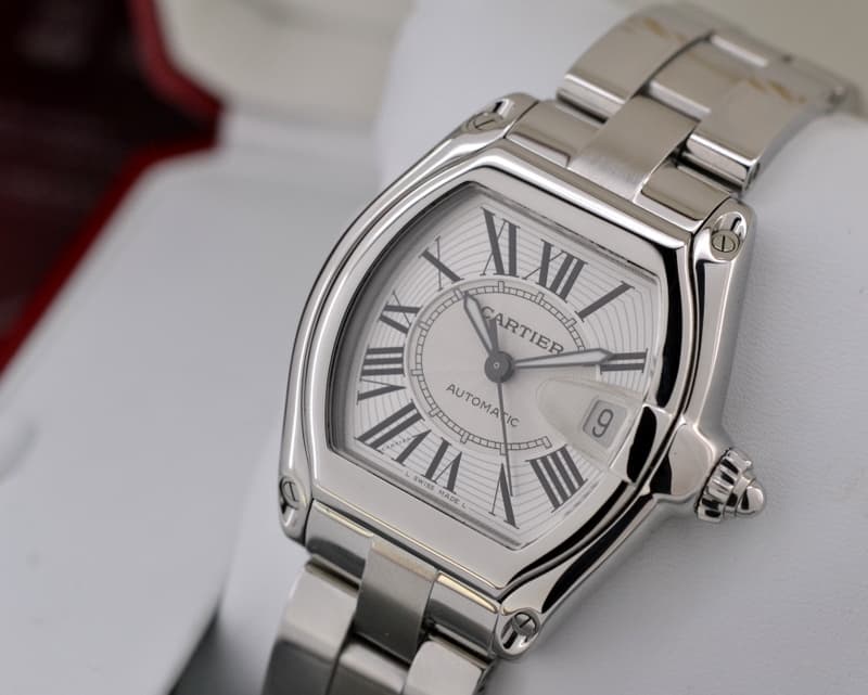 Cartier Roadster Silver Dial SS / SS