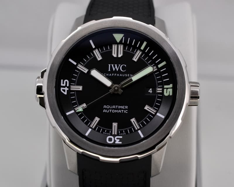 IWC Aquatimer Automatic Black Dial SS / Strap