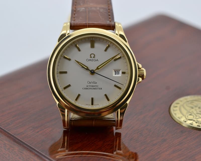 Omega Co Axial Automatic Chronometer 18K Yellow Gold