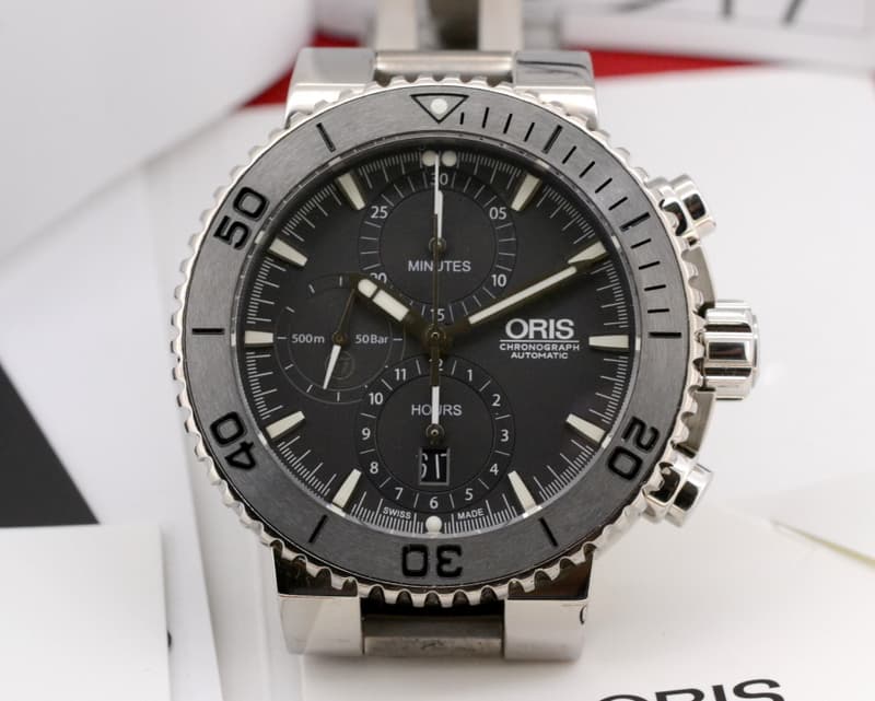 Oris Aquis Titanium Diver Chronograph Titanium