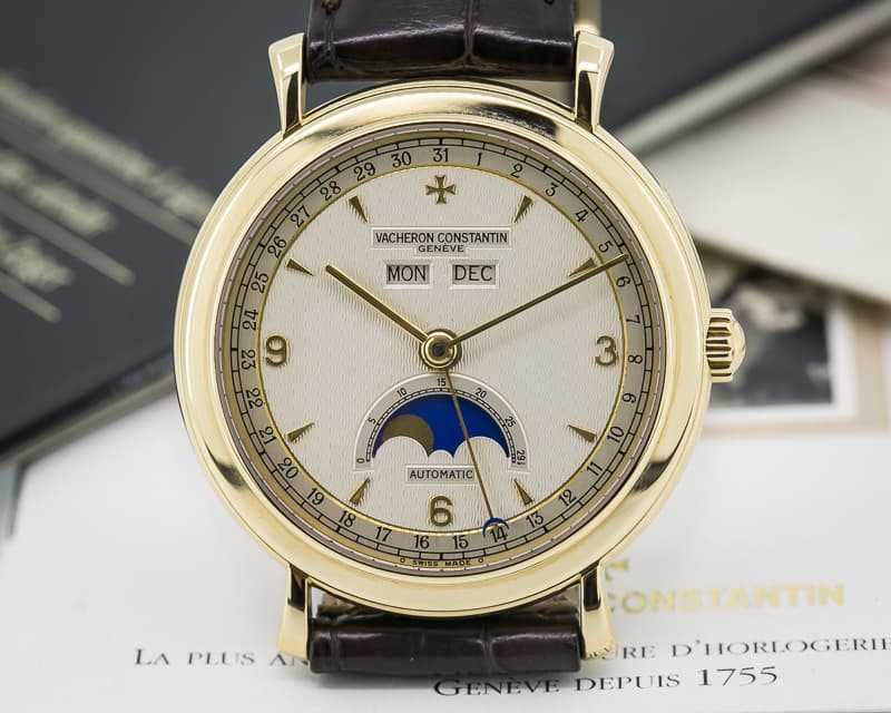 Vacheron Constantin Triple Calendar Moonphase 18K Yellow Gold