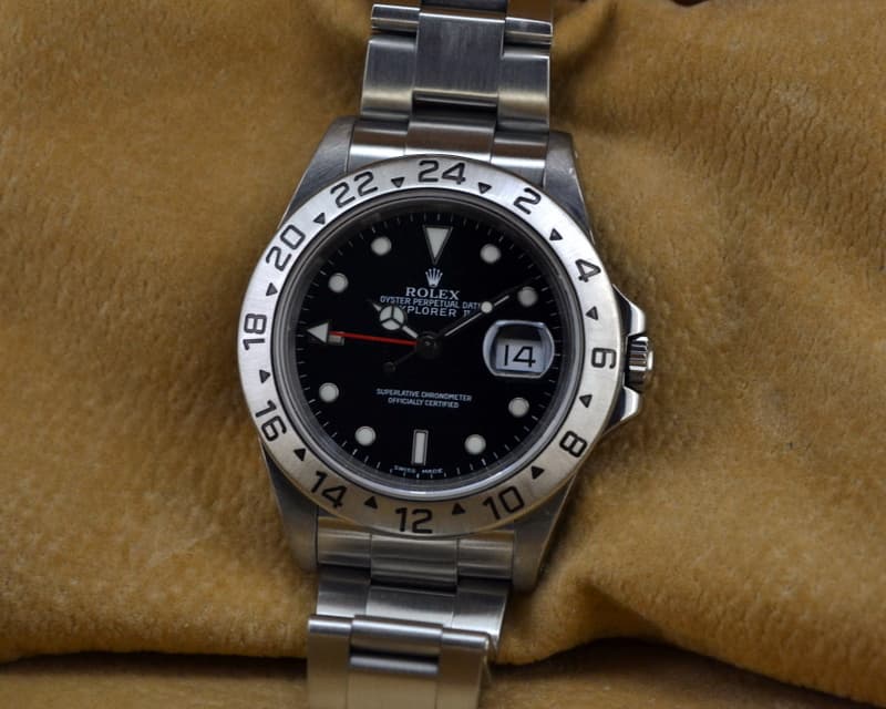 Rolex Explorer II SS Black Dial 