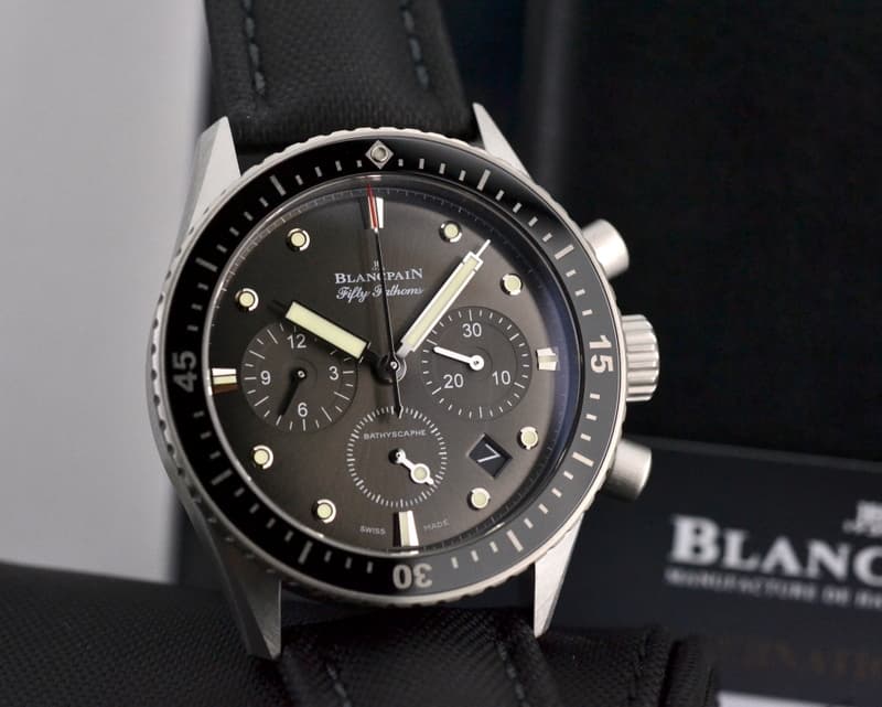 Blancpain Fifty Fathoms Bathyscaphe Flyback Chronograph SS / Kevlar