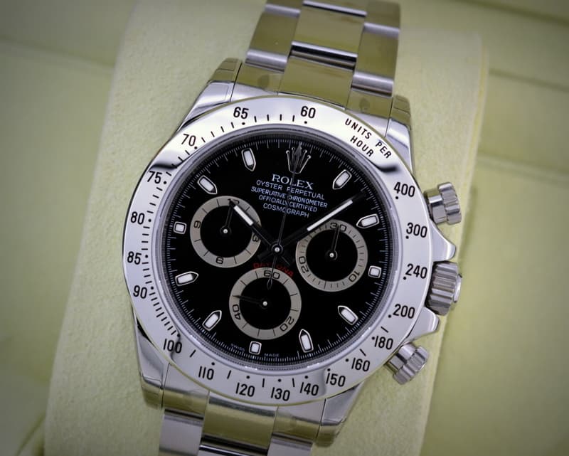 Rolex Daytona SS Black Dial UNWORN