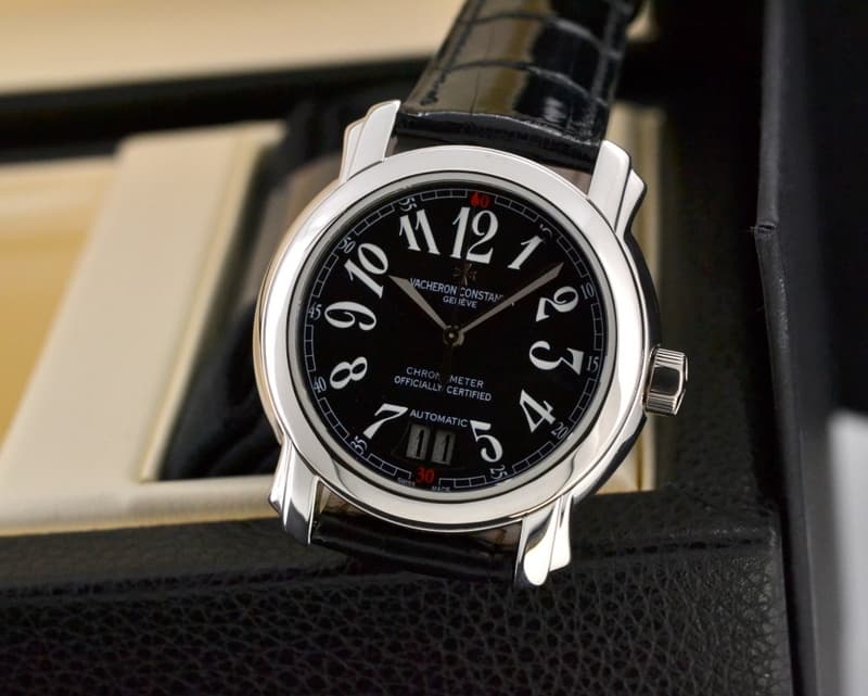 Vacheron Constantin Malte Large Calendar 18K White Gold / Black Dial