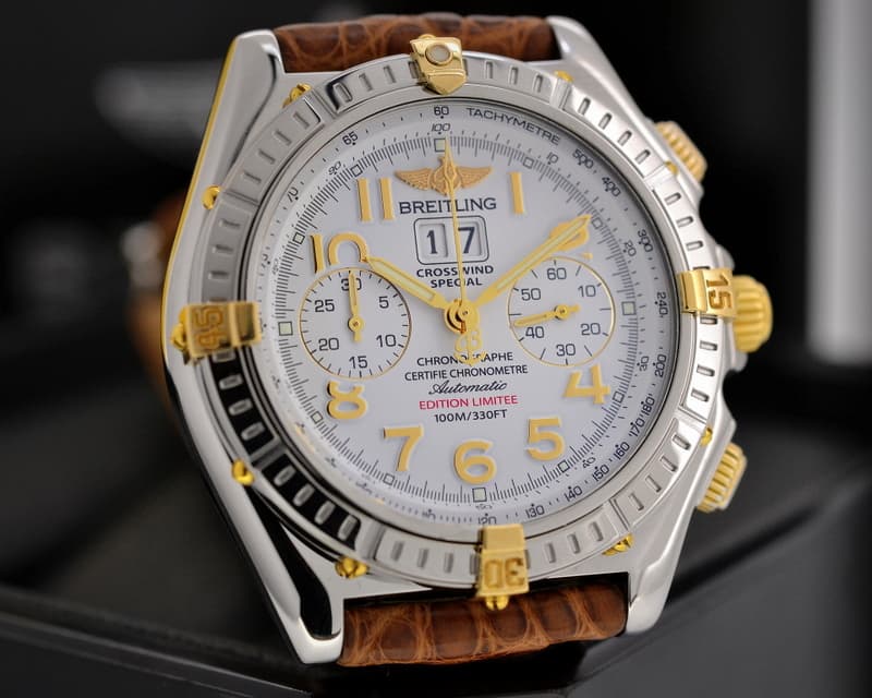 Breitling Crosswind Special Chronograph SS / 18K YG 