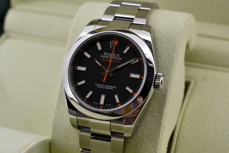Rolex Milgauss SS Black Dial
