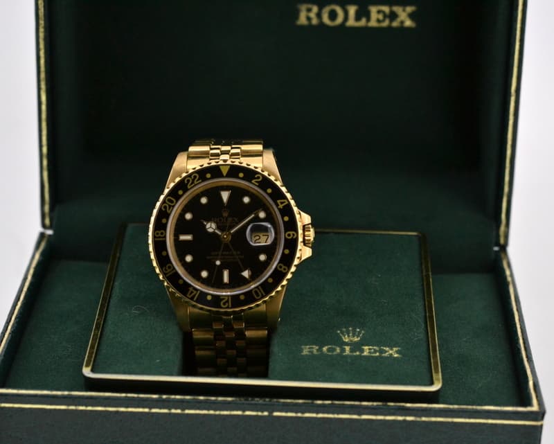 Rolex GMT Master 18K Yellow Gold / Bracelet