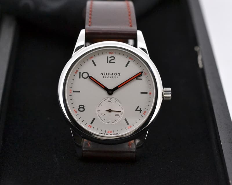Nomos Club Automat SS Silver Dial
