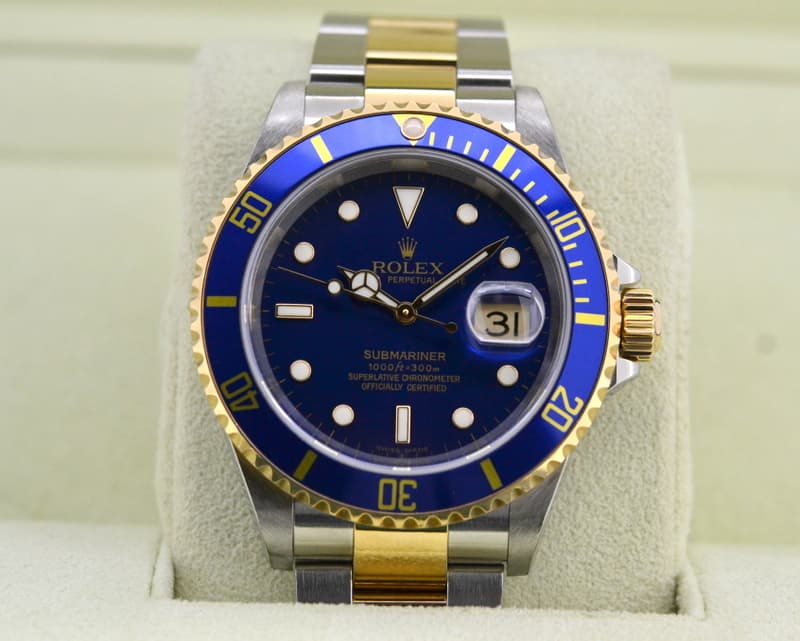 Rolex Submariner Blue Dial SS / 18K