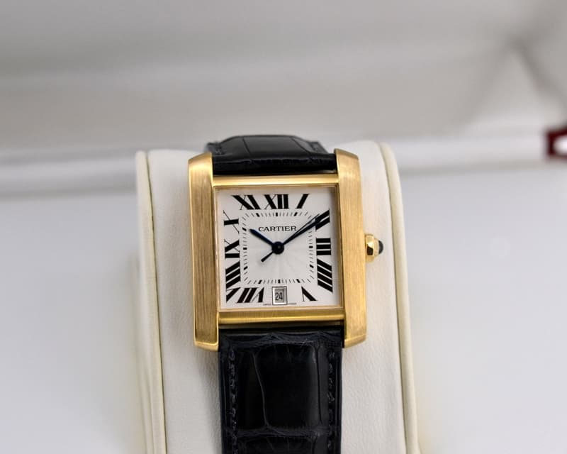 Cartier Tank Francaise 18K Yellow Gold Automatic 