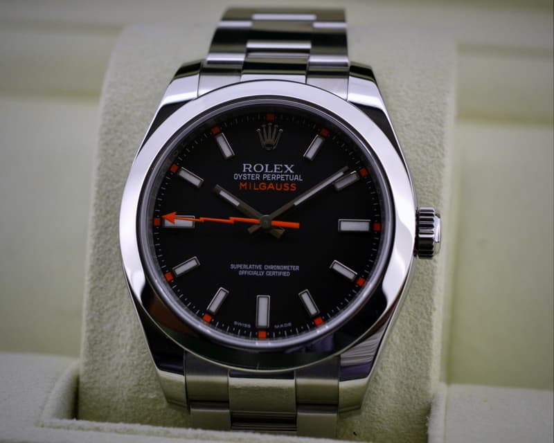 Rolex Milgauss SS Black Dial

