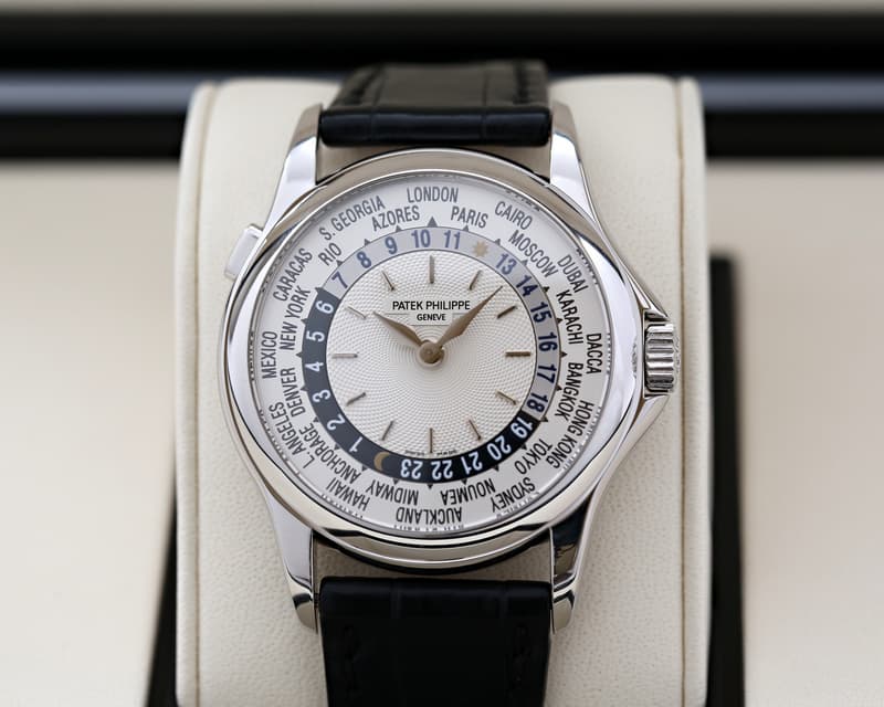 Patek Philippe World Time 18K White Gold 