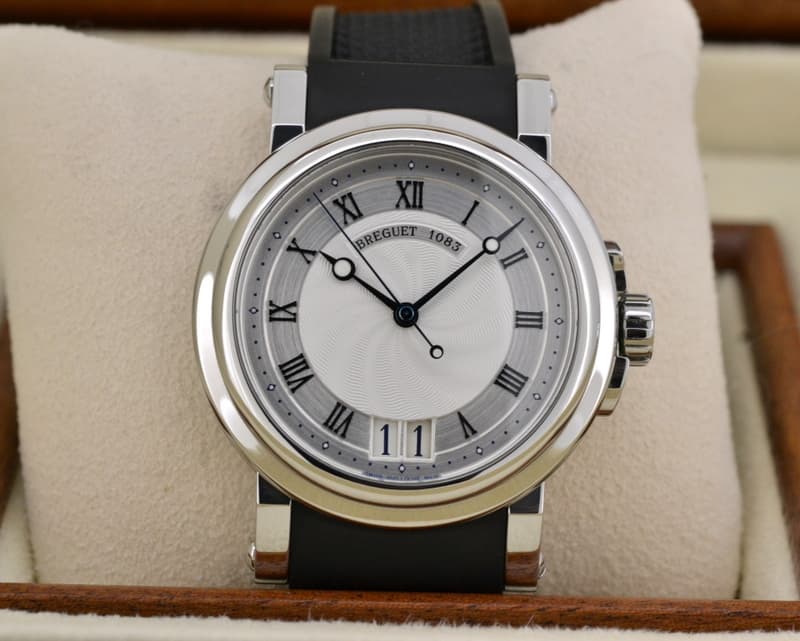 Breguet Marine Big Date SS / Rubber